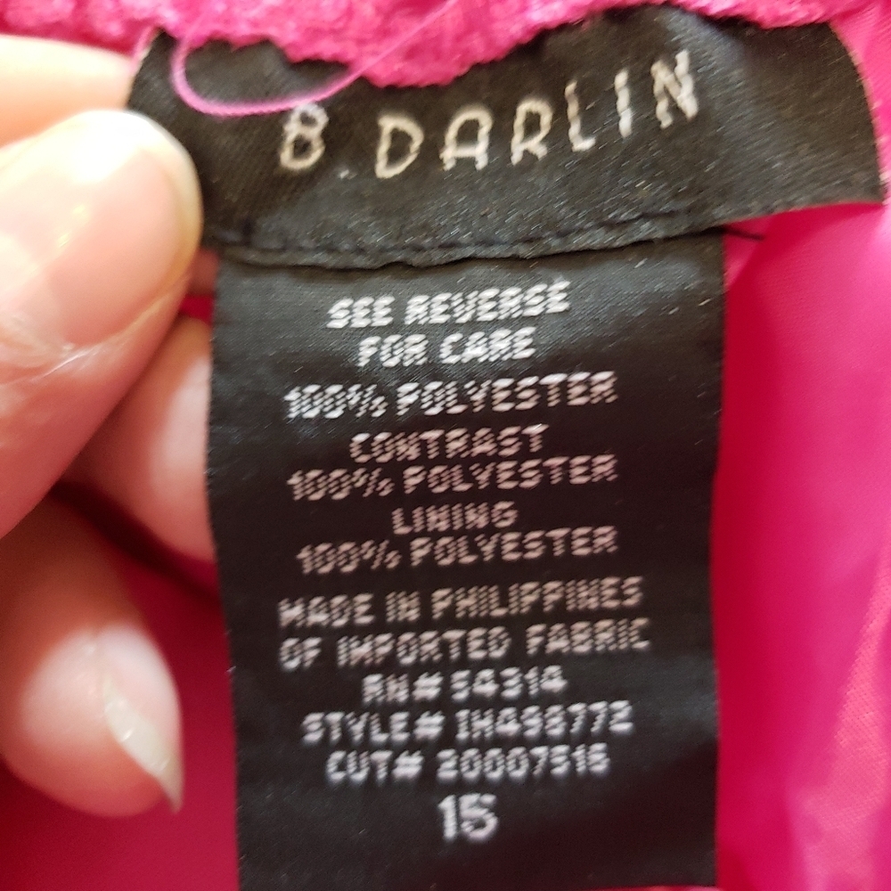 NEW FLORAL STRAPLESS DRESS SIZE:15 - Picture 12 of 12